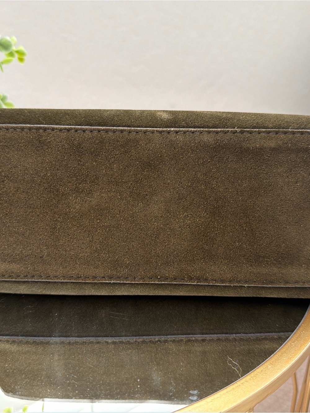 Madewell Shoulder Buckle Bag Dried Olive Leather NWT Adjustable Strap - Picture 4 of 7